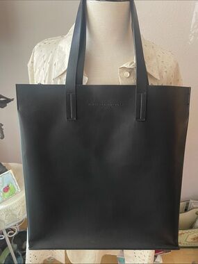 Narciso Rodriguez Black Leather Tote Bag